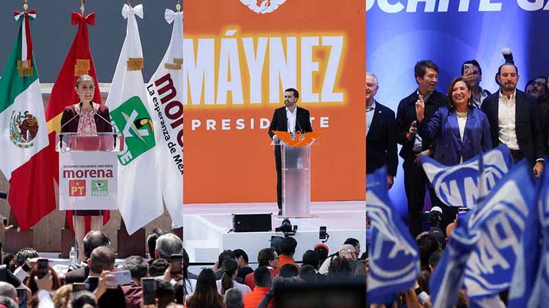 ¿Dónde serán los arranques de campaña de los candidatos presidenciales?