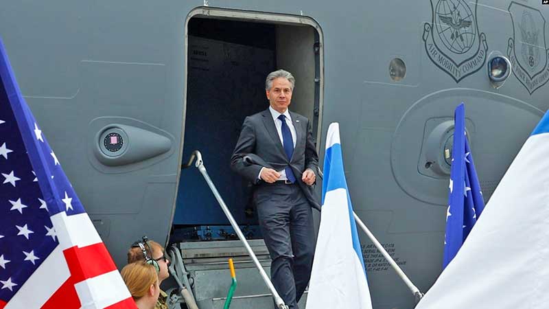 Blinken llega a Israel para conversaciones; ONU se prepara para votar resolución de alto el fuego
