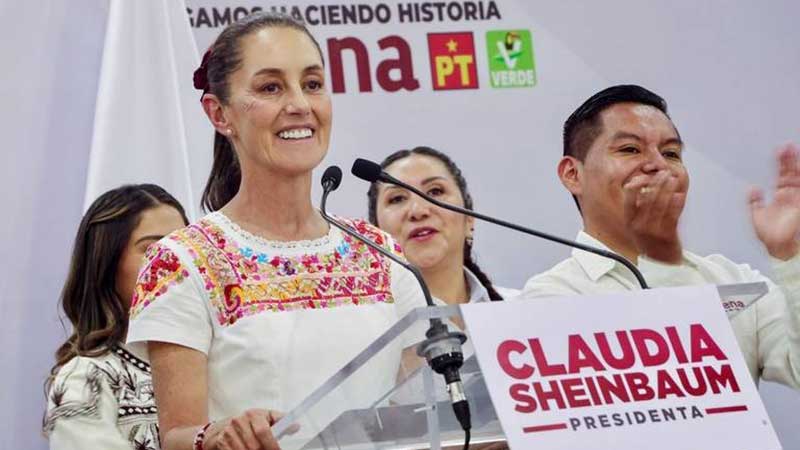Sheinbaum promete mantener proyectos de desarrollo de AMLO para Oaxaca