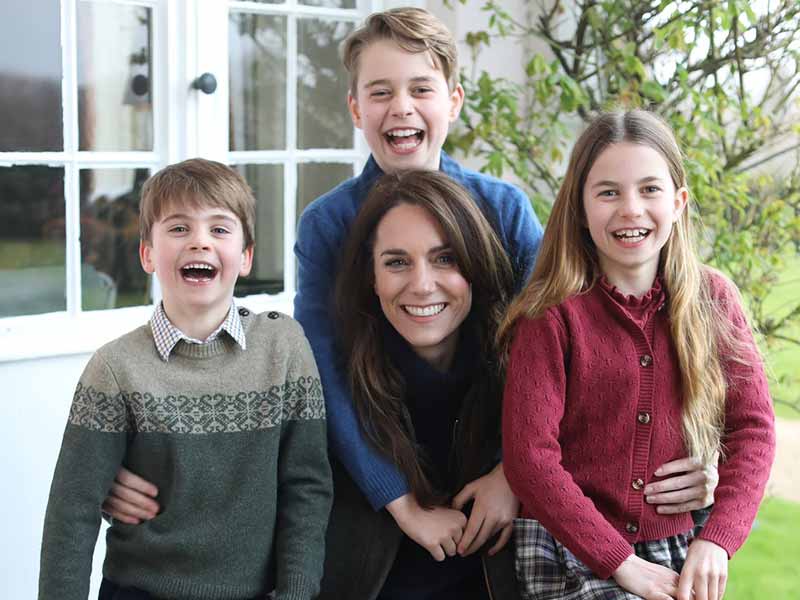 Reaparece Kate Middleton: la foto que publicó la corona tras meses de ausencia