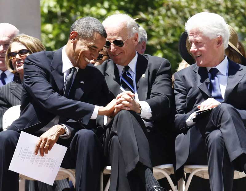 Evento de recaudación en NY reúne a Biden, Obama y Clinton