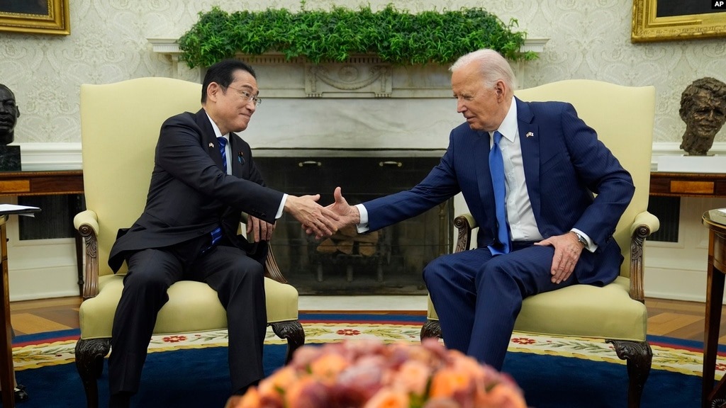 Presidente de EEUU recibe al primer ministro japonés en la Casa Blanca