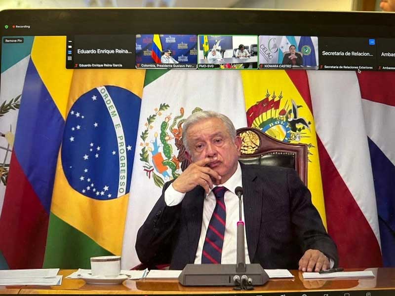 AMLO pide a la CELAC unirse a la denuncia contra Ecuador ante la CIJ por asalto a la embajada en Quito