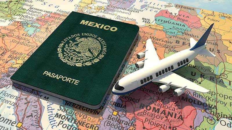 pasaporte mexicanos paises sin v