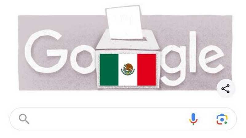 Google dedica su ‘doodle’ a las elecciones en México