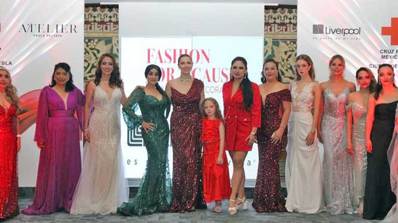 Pasarela con causa a favor de Cruz Roja Puebla