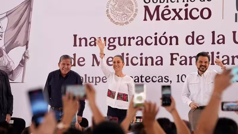 Sheinbaum anuncia construcción de hospital de tercer nivel del IMSS en Guadalupe, Zacatecas