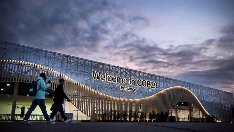 La COP29 abre con un llamado a la 'cooperación mundial' por el clima tras la elección de Trump