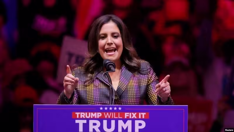 Trump elige a la congresista Elise Stefanik como embajadora ante la ONU